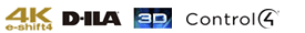 4K e-shift 4, D-ILA, 3D, Control4