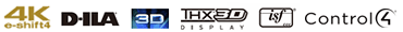 4K e-shift 4, D-ILA, 3D, THX 3D DISPLAY, isf, Control4