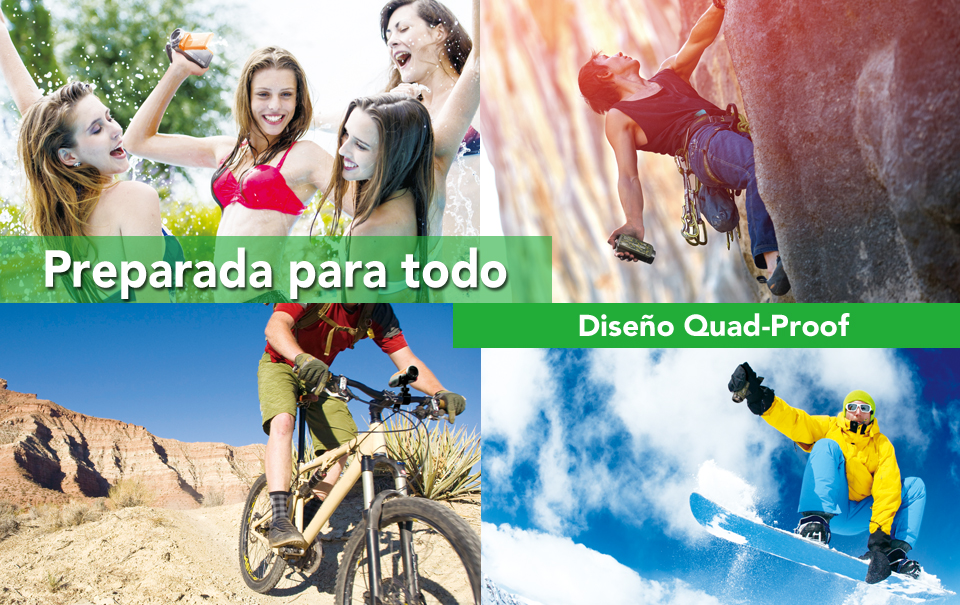 La aventura va contigo. Videocámara para cualquier exterior