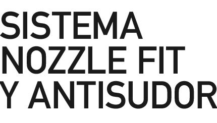 NOZZLE FIT EARPIECE AND SWEAT PROOF
